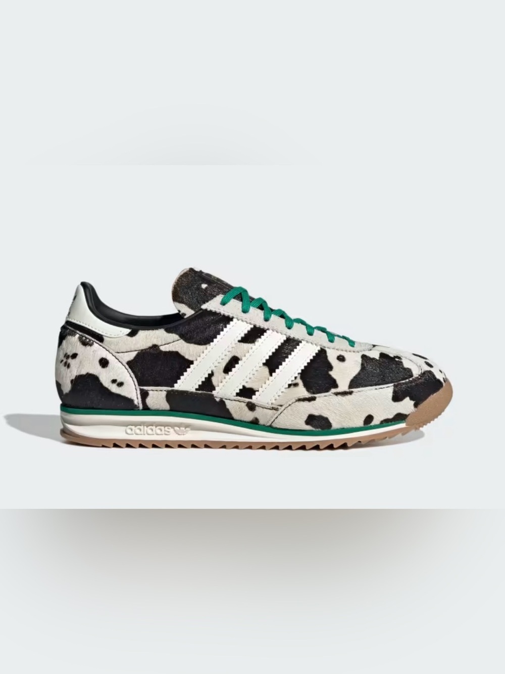 New! Adidas Women’s COW PRINT SL 72 OG SHOES, sz 8